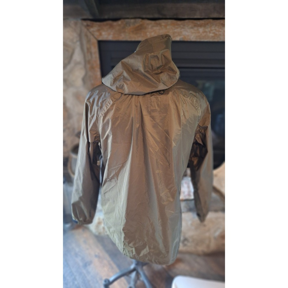 MONTEM HOODED RAIN JACKET WATERPROOF SHELL HIKING CAMPING WINDBREAKER - Picture 4 of 9